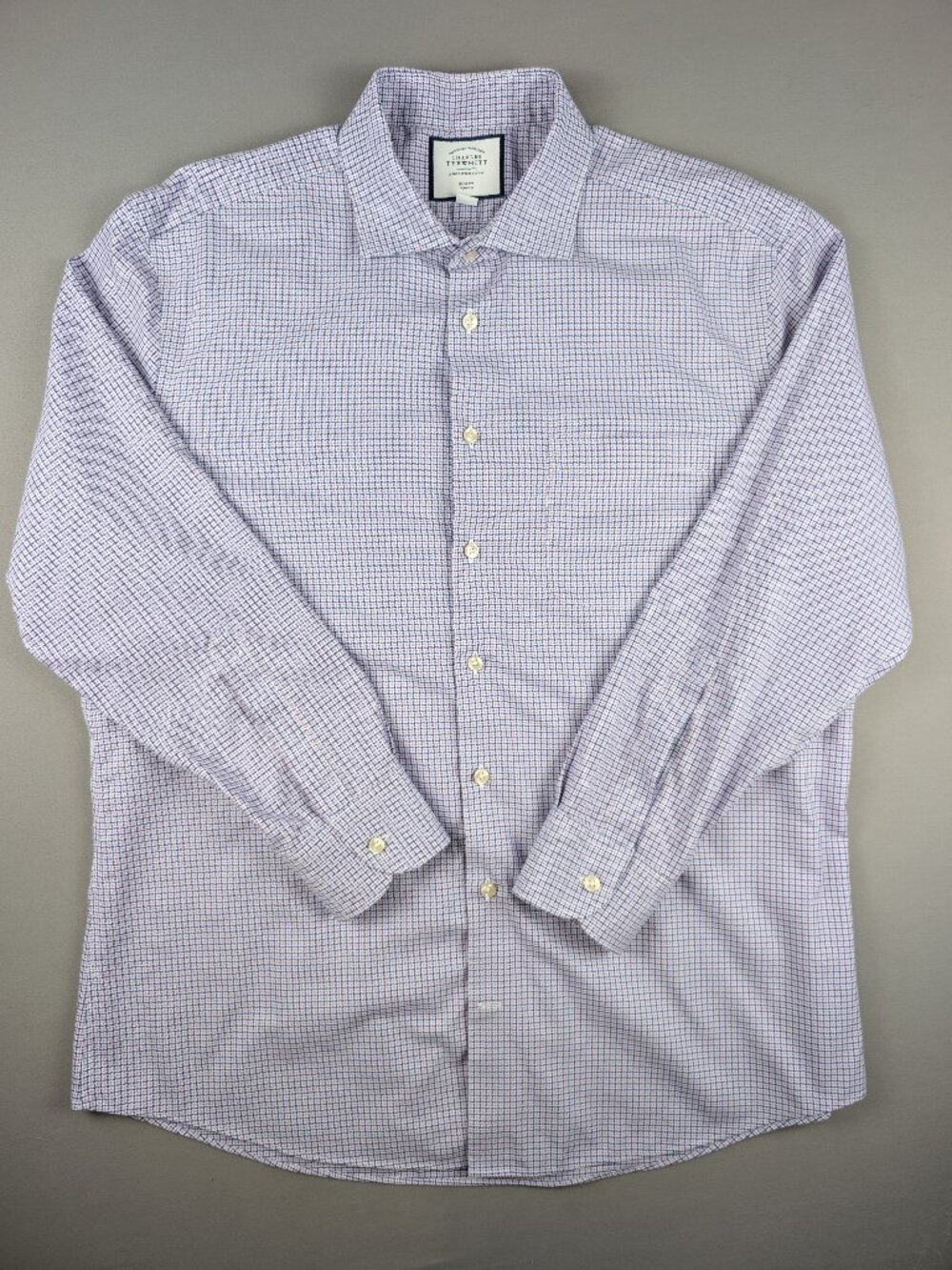 Charles Tyrwhitt Slim Fit Non-Iron Dress Shirt 17.5/34